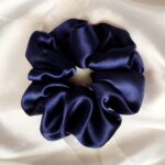 Combo of 4 || Light Blue || Eastern Blue || Royal Blue || Navy Blue || Scrunchies