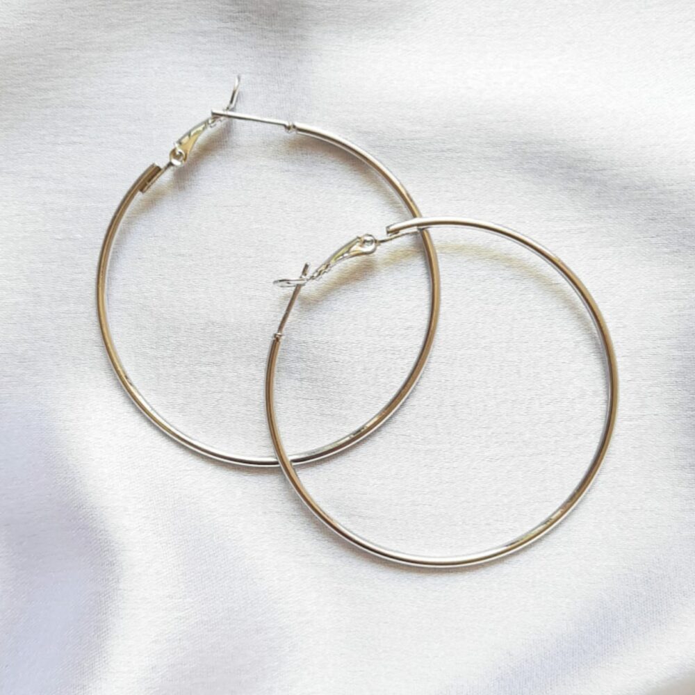 Silver Hoop Earings