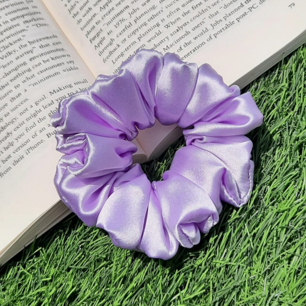 Light Purple XL Satin Scrunchie